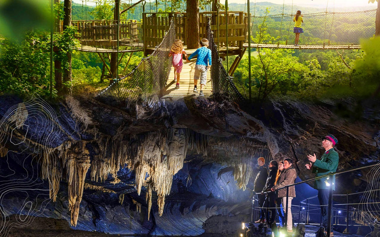 Ontdek met 4 personen de magische Grotten van Han en het Wildpark!