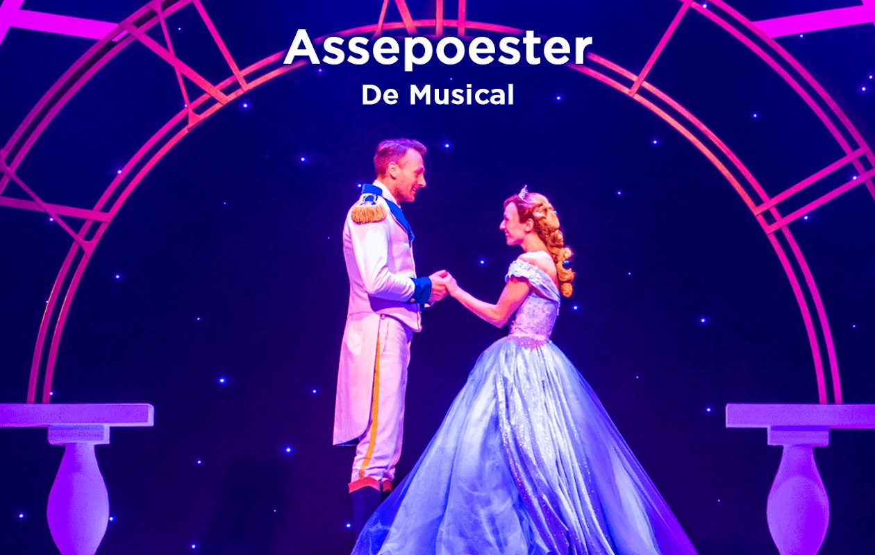 2 tickets voor Assepoester De Musical in World Forum Den Haag!