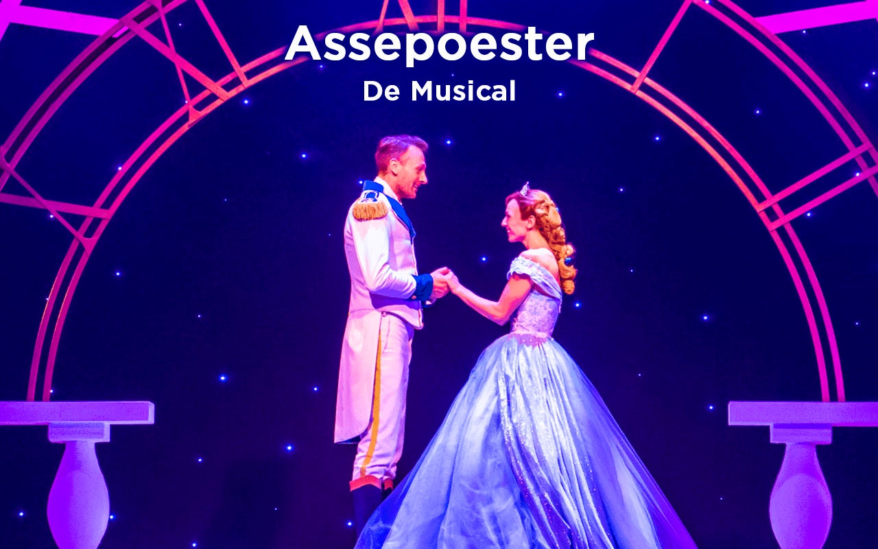 2 tickets voor Assepoester De Musical in World Forum Den Haag!