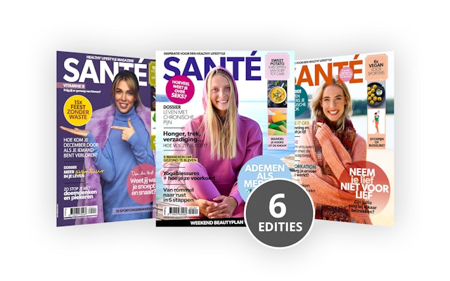 Ontvang 6 exemplaren van het tijdschrift Santé!
