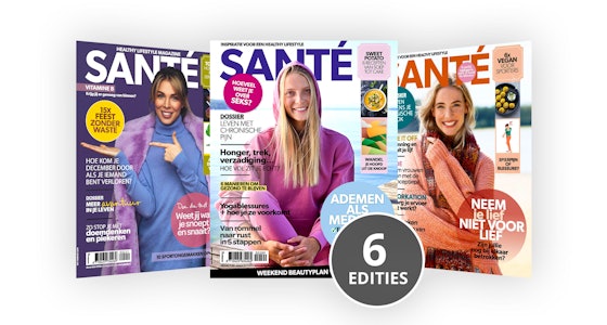 Ontvang 6 maanden lang iedere maand het tijdschrift Santé!