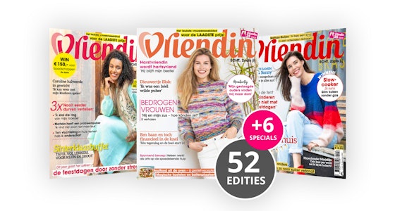 52x het tijdschrift Vriendin + 6x Vriendin Special!