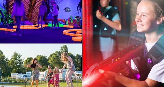 Ticket Kidsplay + Lasergamen of Glowgolf bij Adventuredome!
