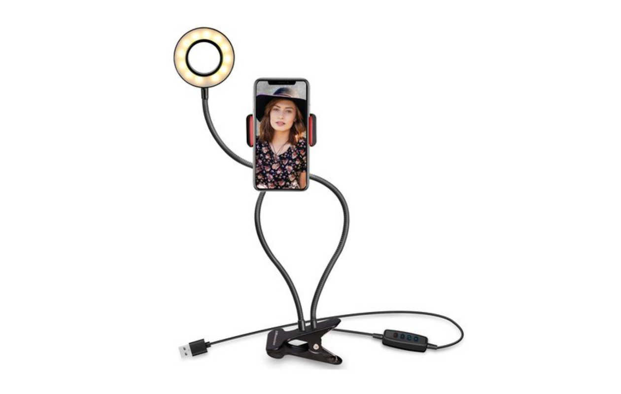 Maak de mooiste selfies en video's met deze LED ringlamp!