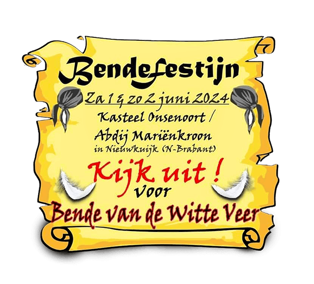 Ticket BendeFestijn op 1 of 2 juni 2024 bij Kasteel Onsenoort!