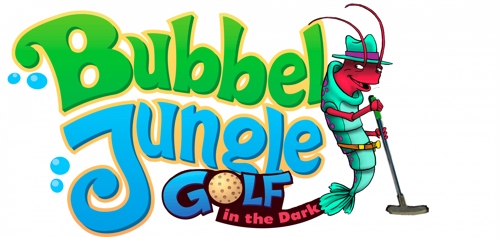 2 tickets voor Bubbeljungle Golf in the Dark in Leiderdorp!