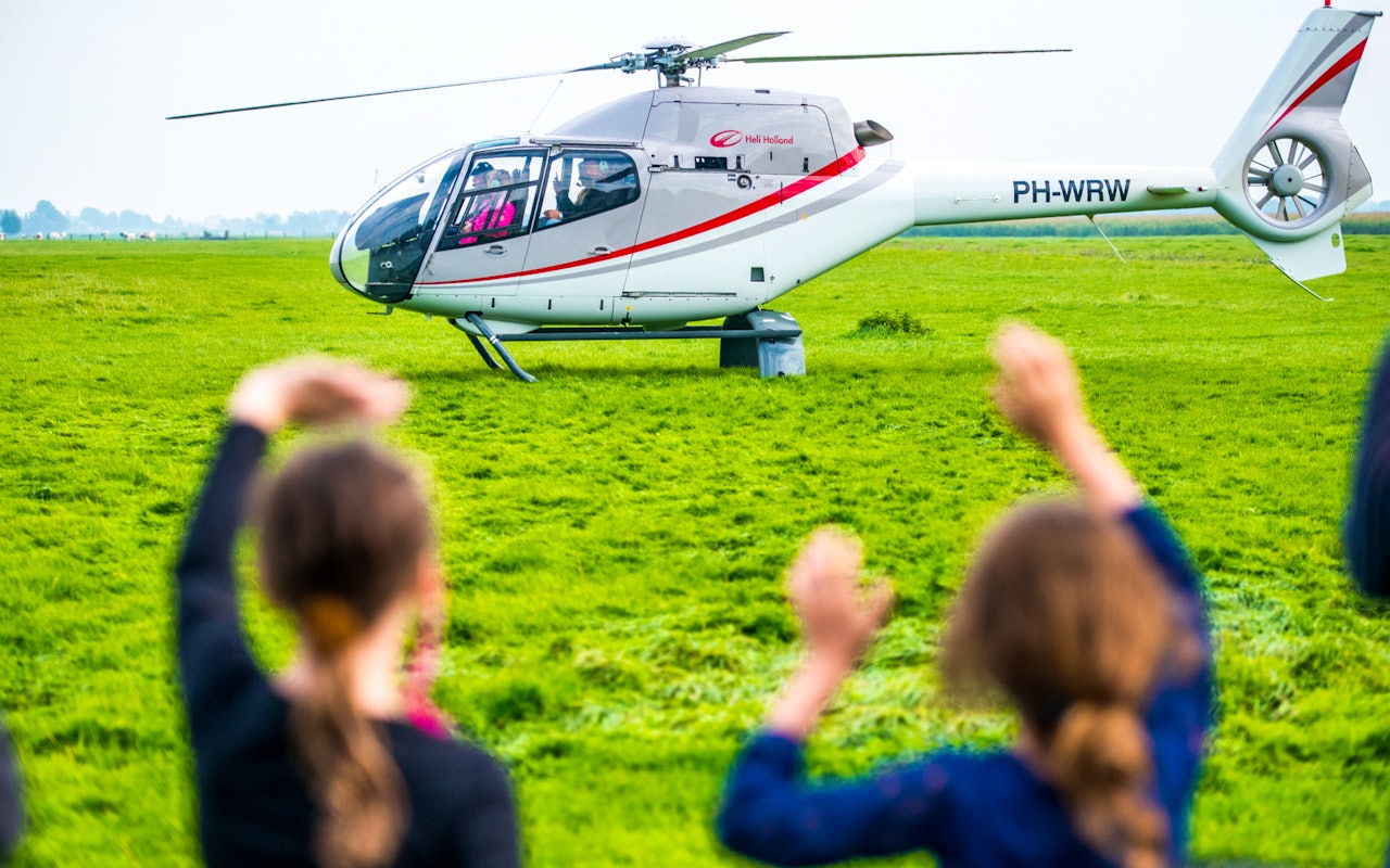 Een spectaculaire experience met een helikoptervlucht!