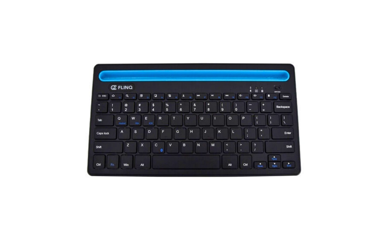Bluetooth Toetsenbord Tablet Houder van FlinQ in de kleur Zwart!