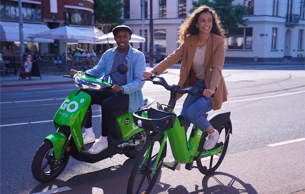 50 rijminuten voor een E-bike van GO sharing! 