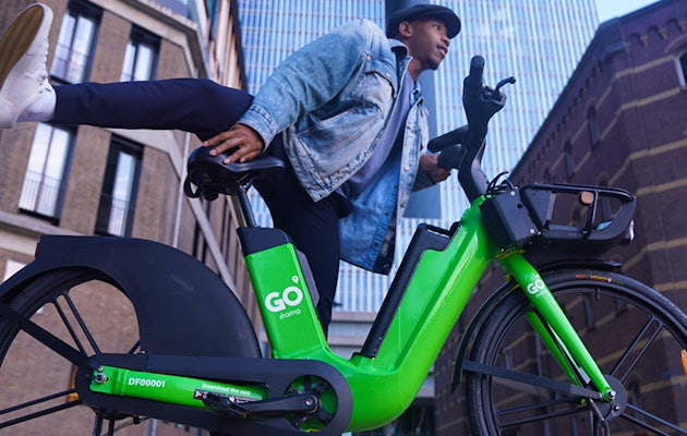 10 ritten van 5 minuten E-bike rijden via GO Sharing!