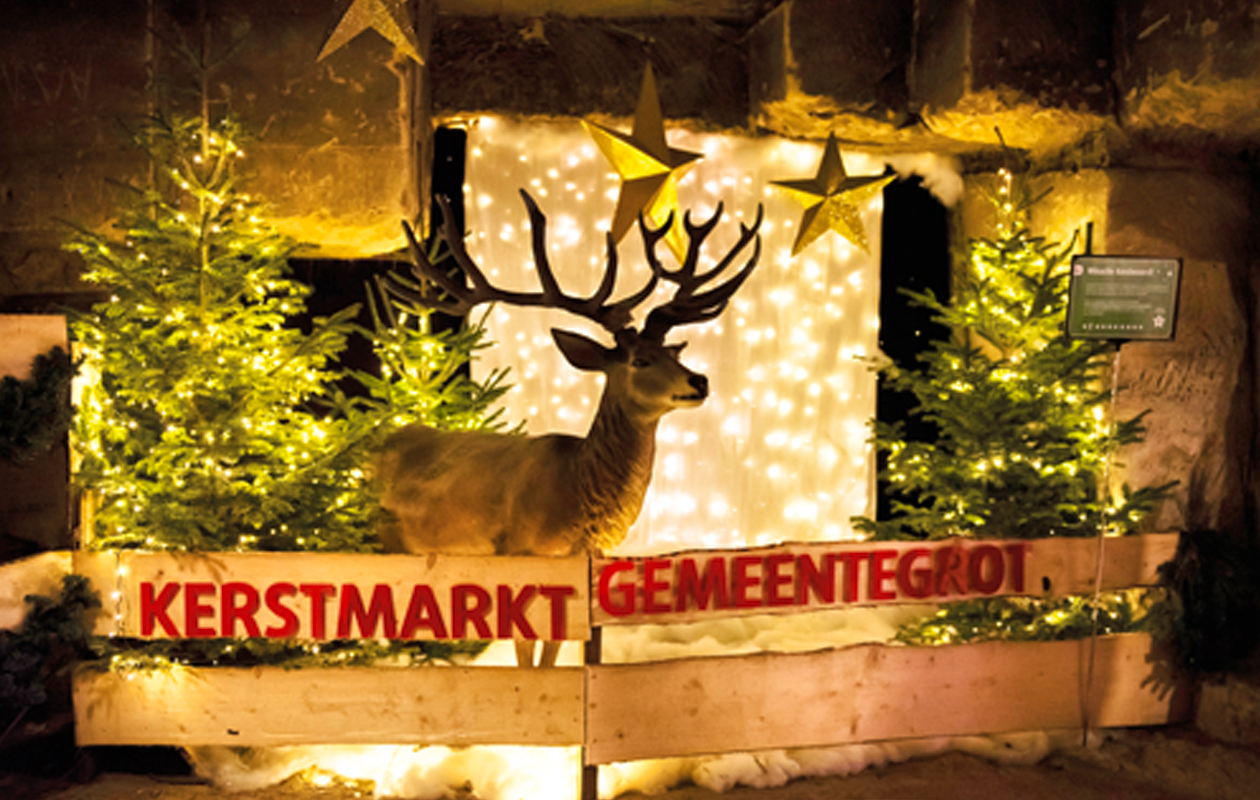 2 tickets voor de kerstmarkt Gemeentegrot in Valkenburg!