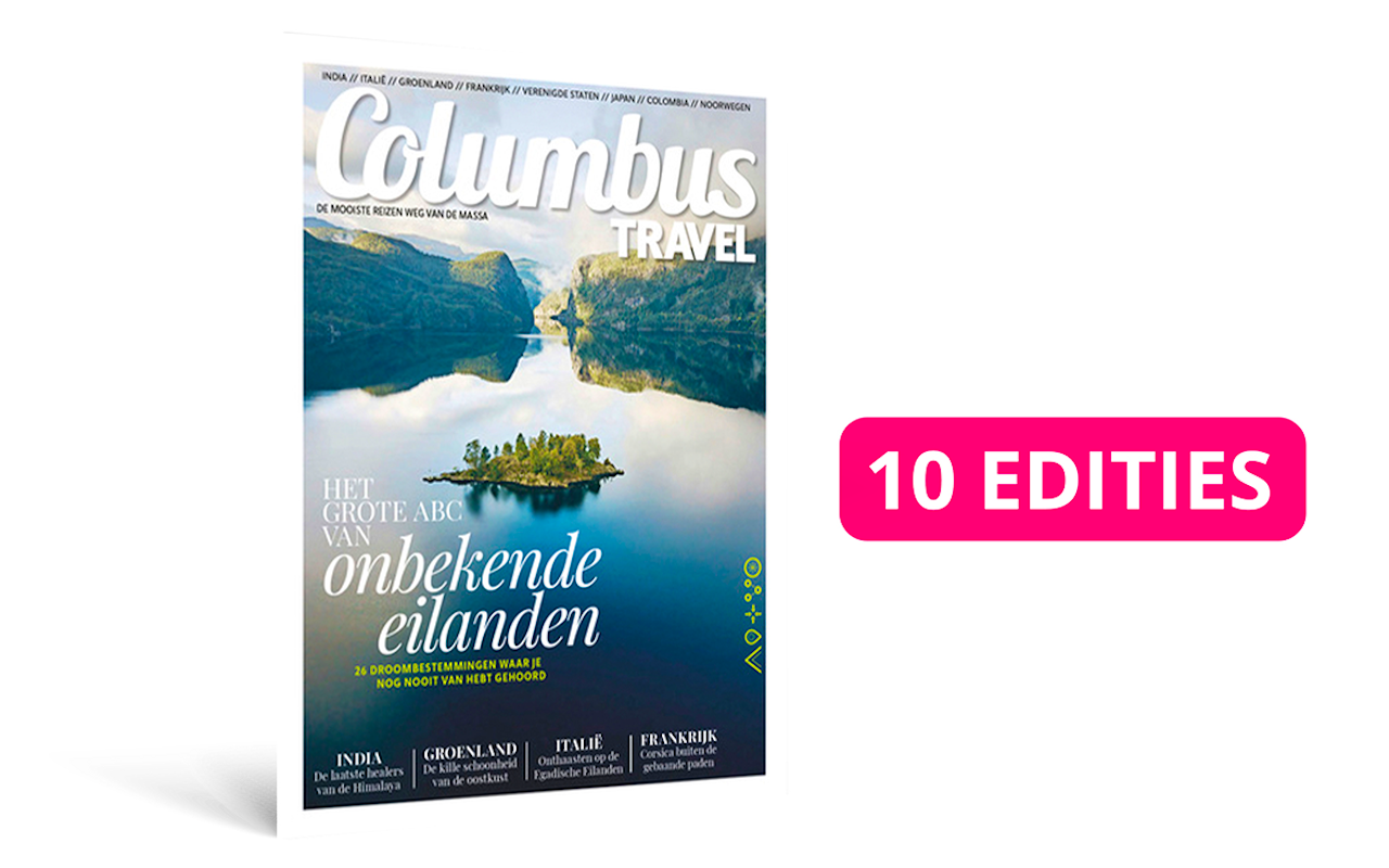 Een jaarabonnement op Columbus Travel (10 edities)!