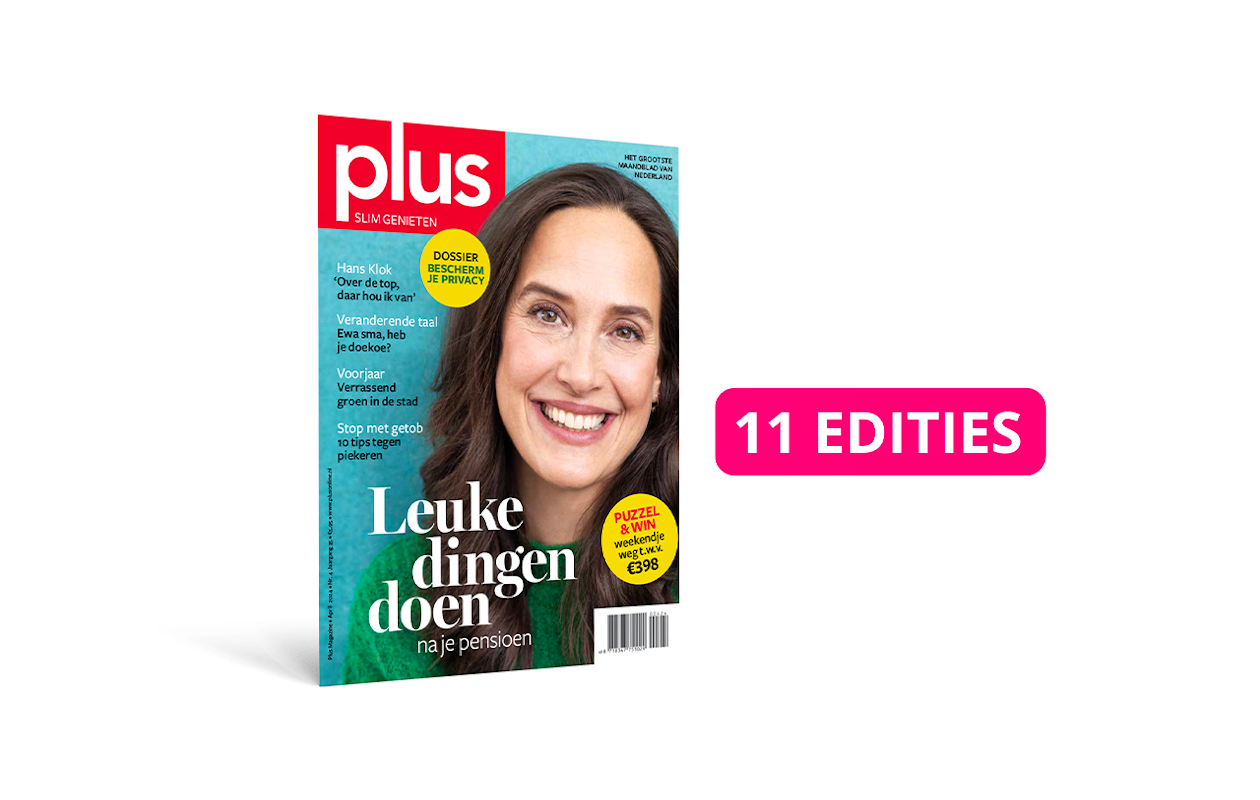 Een abonnement met 11 edities op Plus Magazine!