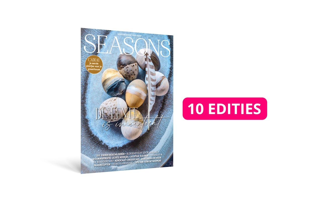 Een jaarabonnement op Seasons (10 edities)!