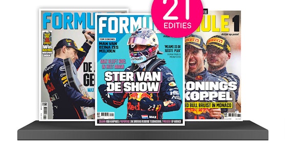 Een jaarabonnement (21x) Formule 1 Magazine!