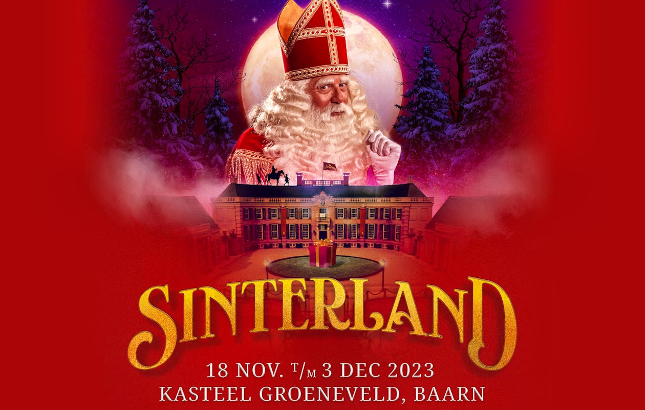 2 tickets voor Sinterland op Kasteel Groeneveld in Baarn!