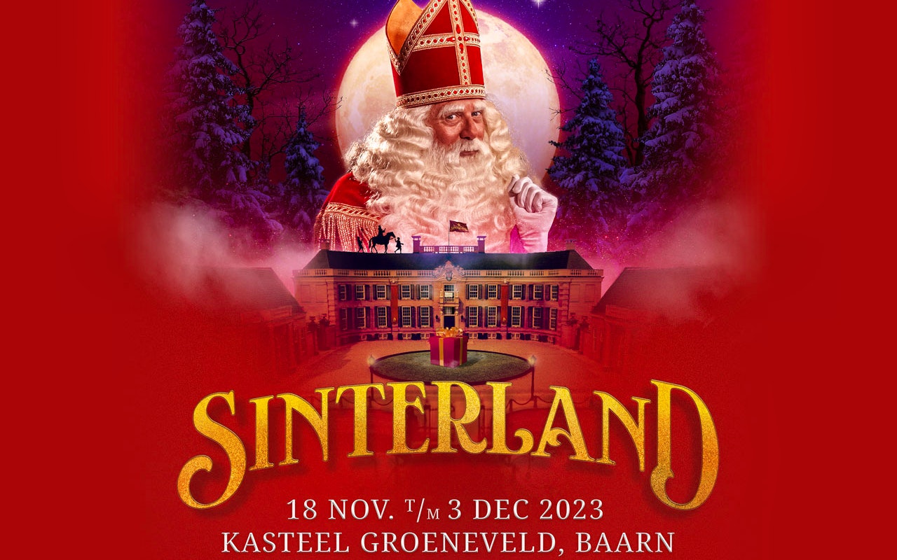 2 tickets voor Sinterland op Kasteel Groeneveld in Baarn!