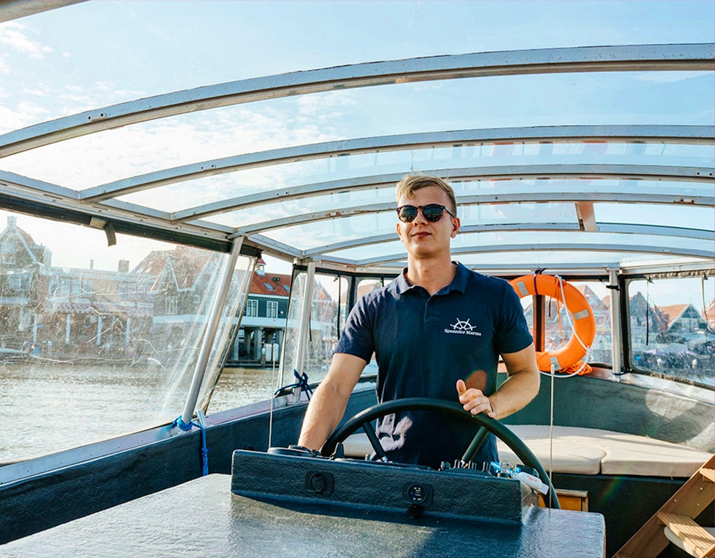 Luxe rondvaart met Spaander Marina door Volendam!