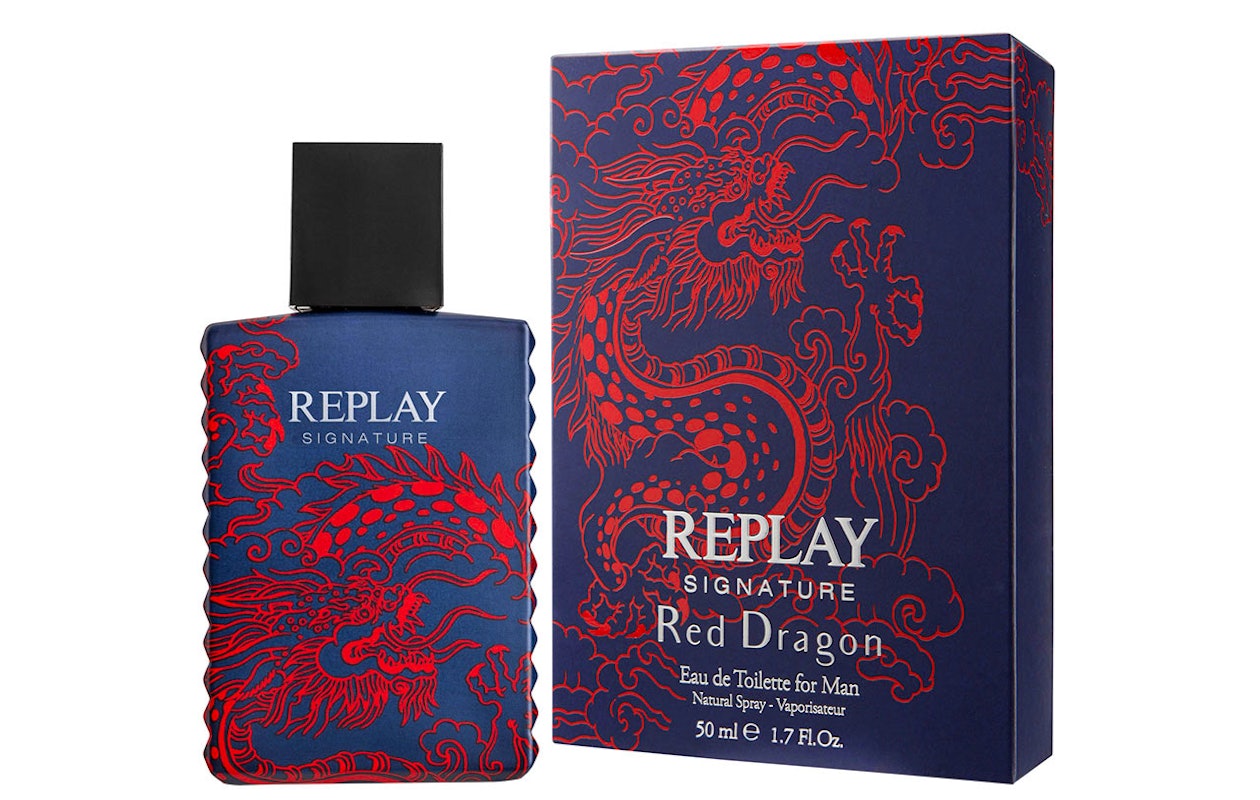 Replay Signature Red Dragon for Man Eau de toilette spray 50 ml