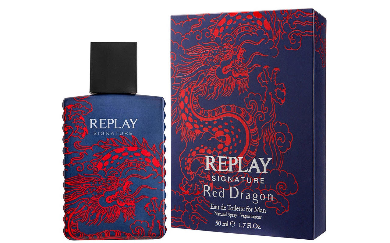 Replay Signature Red Dragon for Man Eau de toilette spray 50 ml