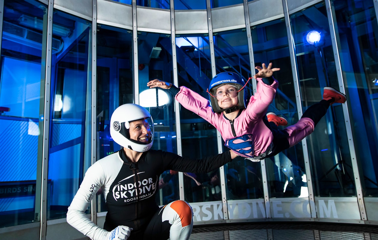 2 tickets voor Indoor Skydive Roosendaal - 3 indoor skydive sessies p.p.!