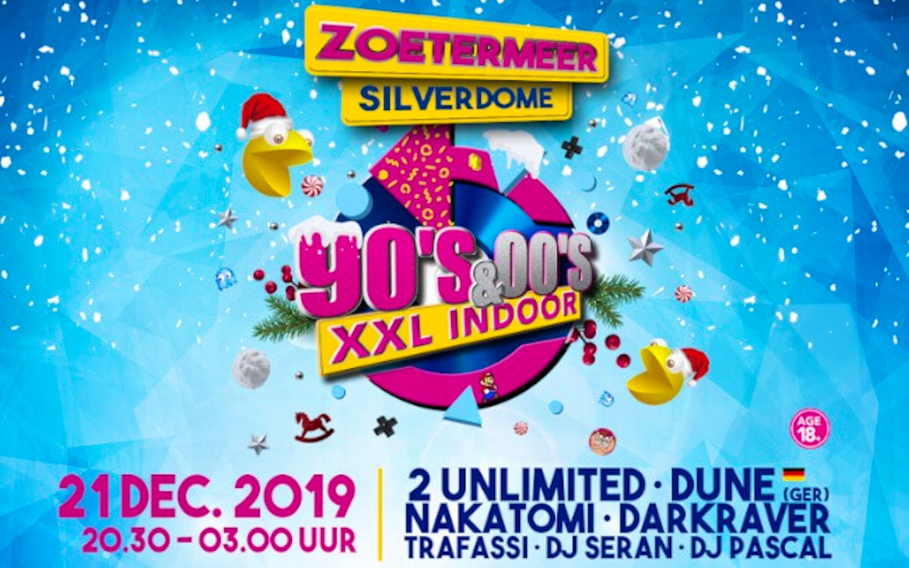2 tickets voor '90's & 00's XXL' in Zoetermeer!