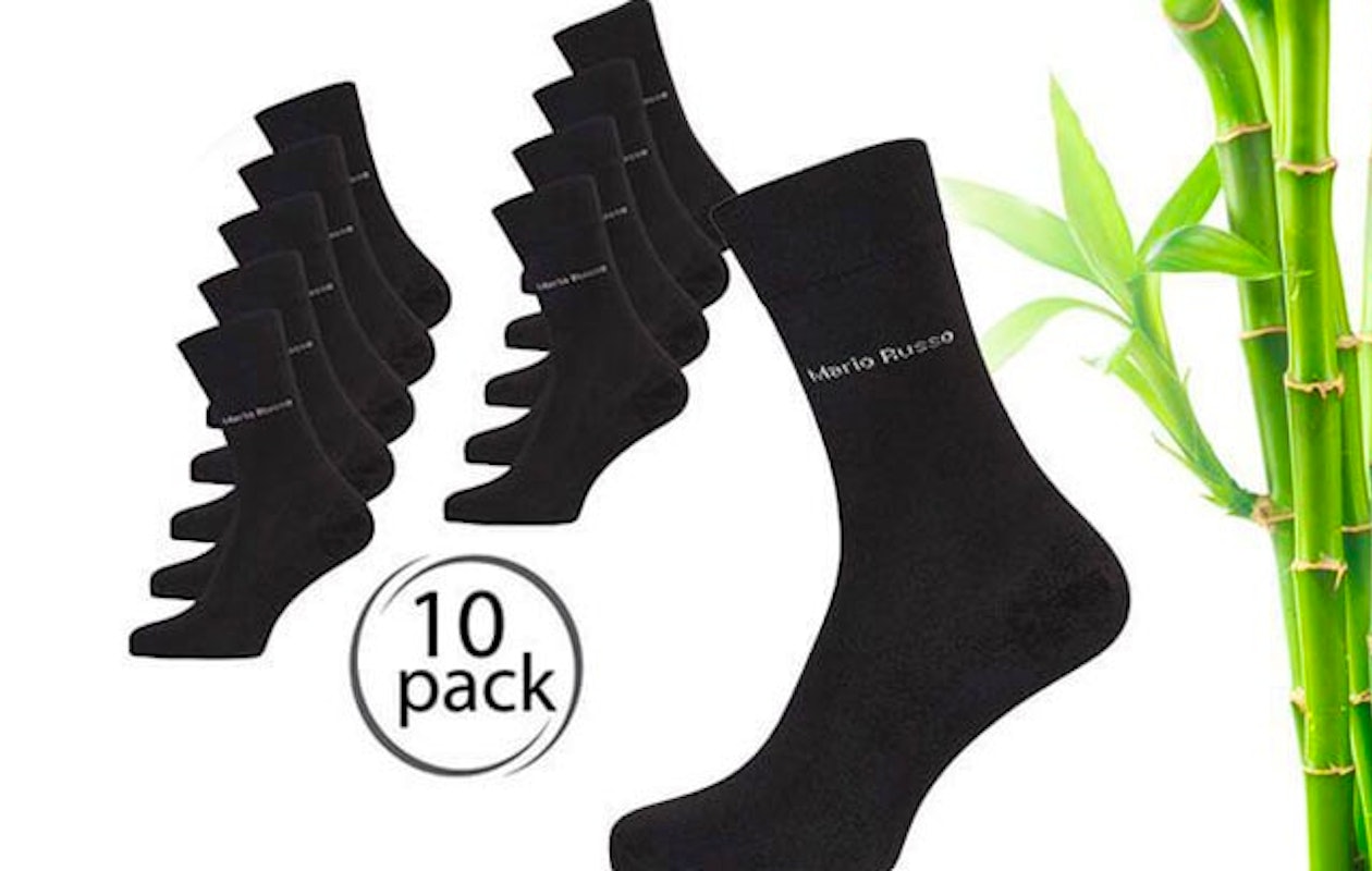 10-pack antibacteriële bamboe sokken!