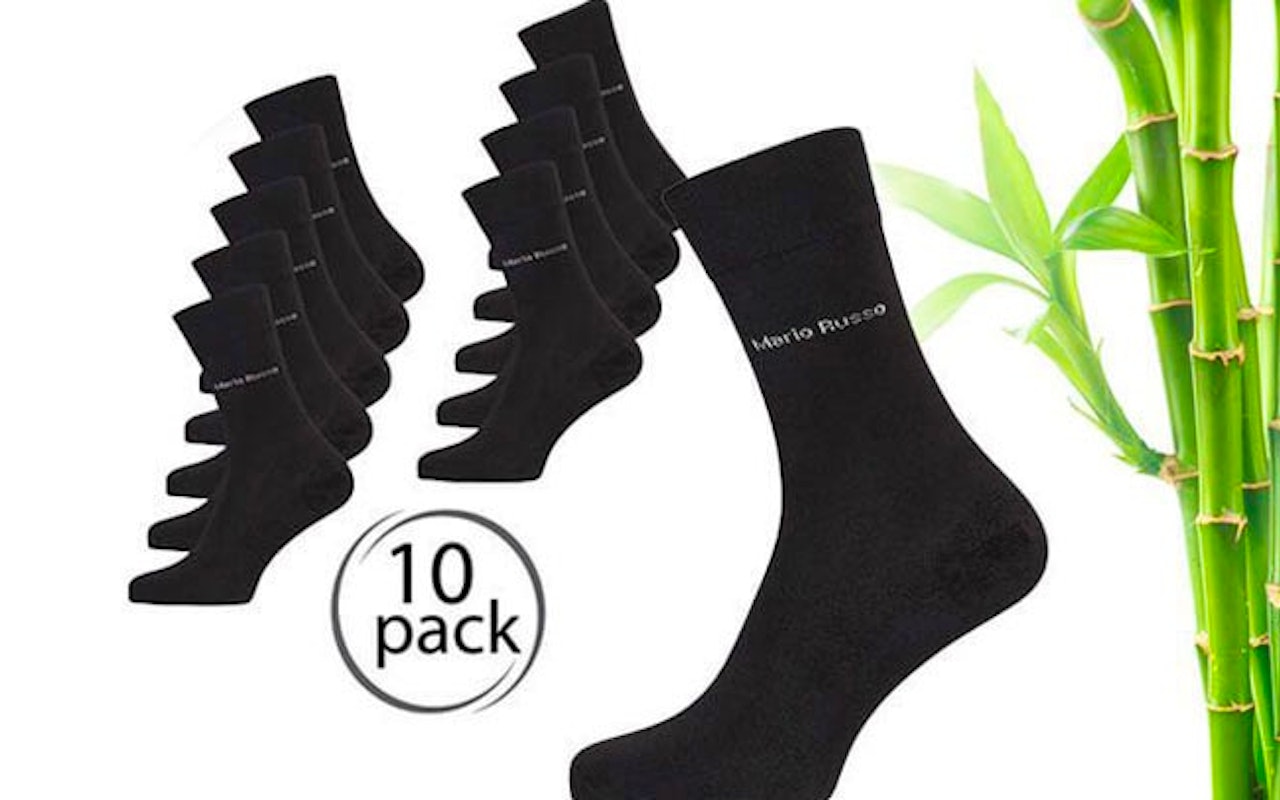 10-pack antibacteriële bamboe sokken!