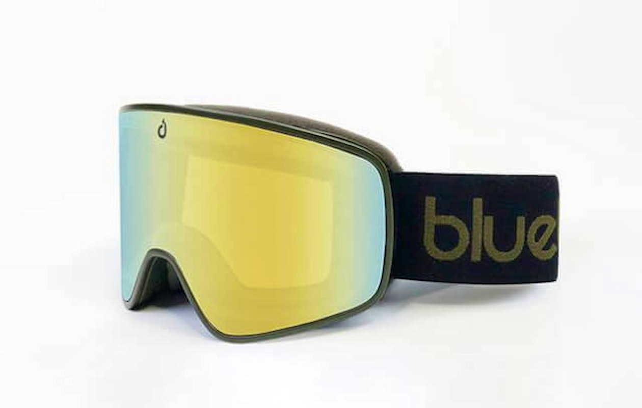 Een luxe Bluetribe skibril in een groene kleur!