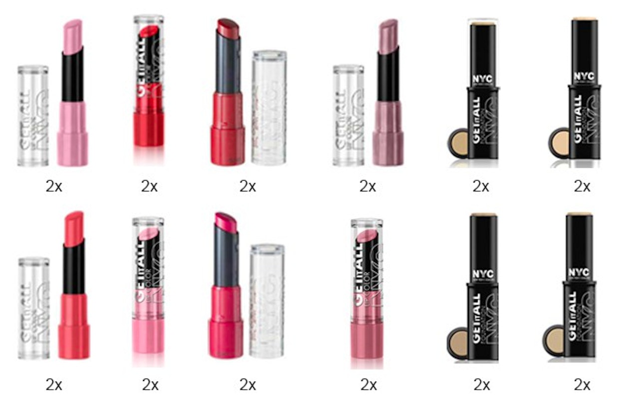 Demi Lovato Get it all NYC 24-delige make-up display met foundations en lipsticks