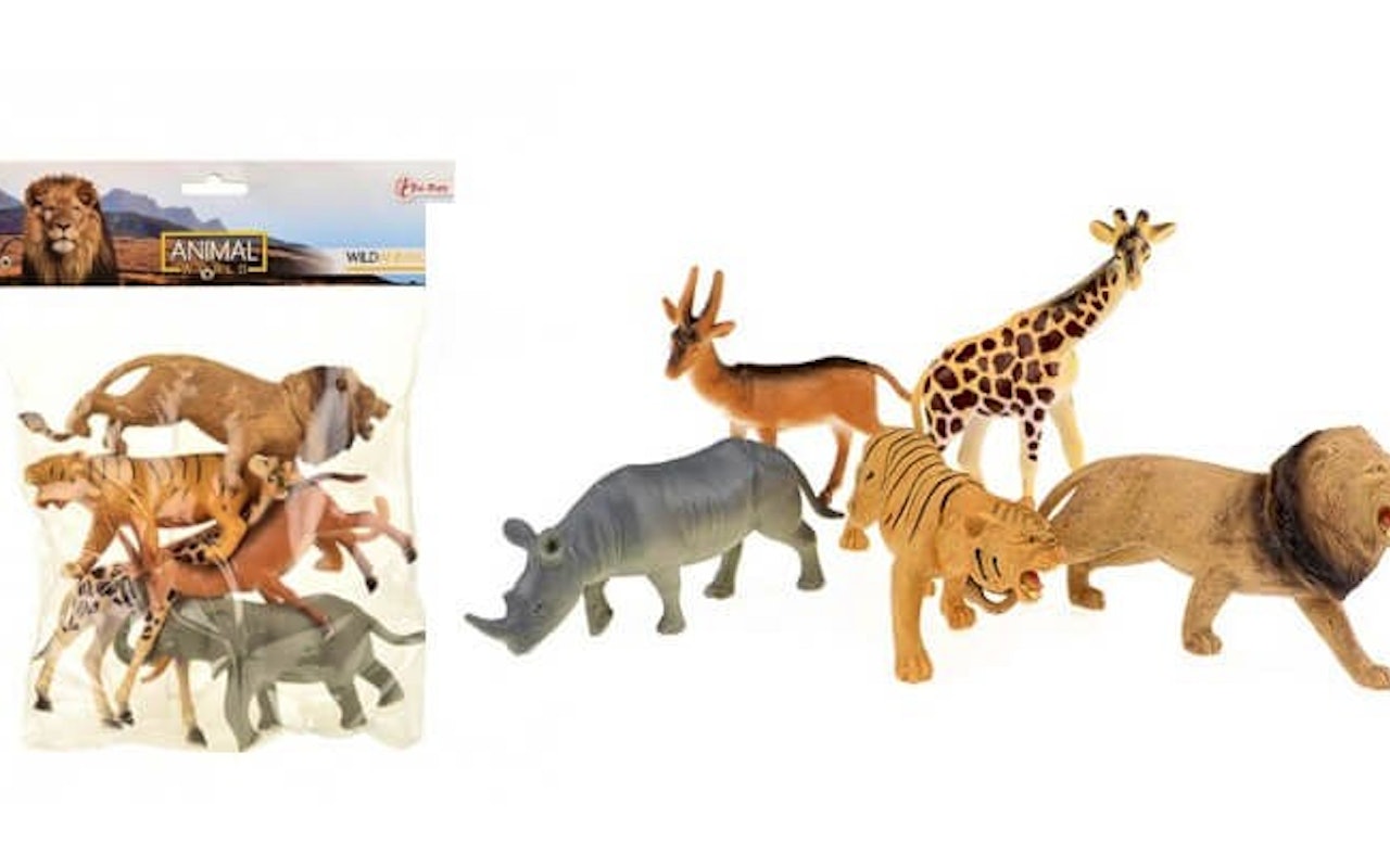 Safari dieren, boerderijdieren en dinosaurussen in 1 pakket!