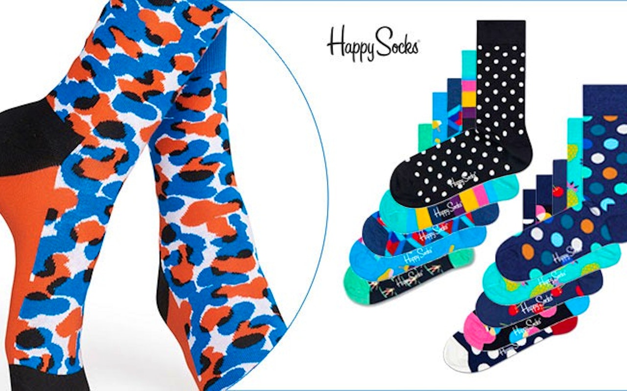 De trend van het moment, de Happy Socks!