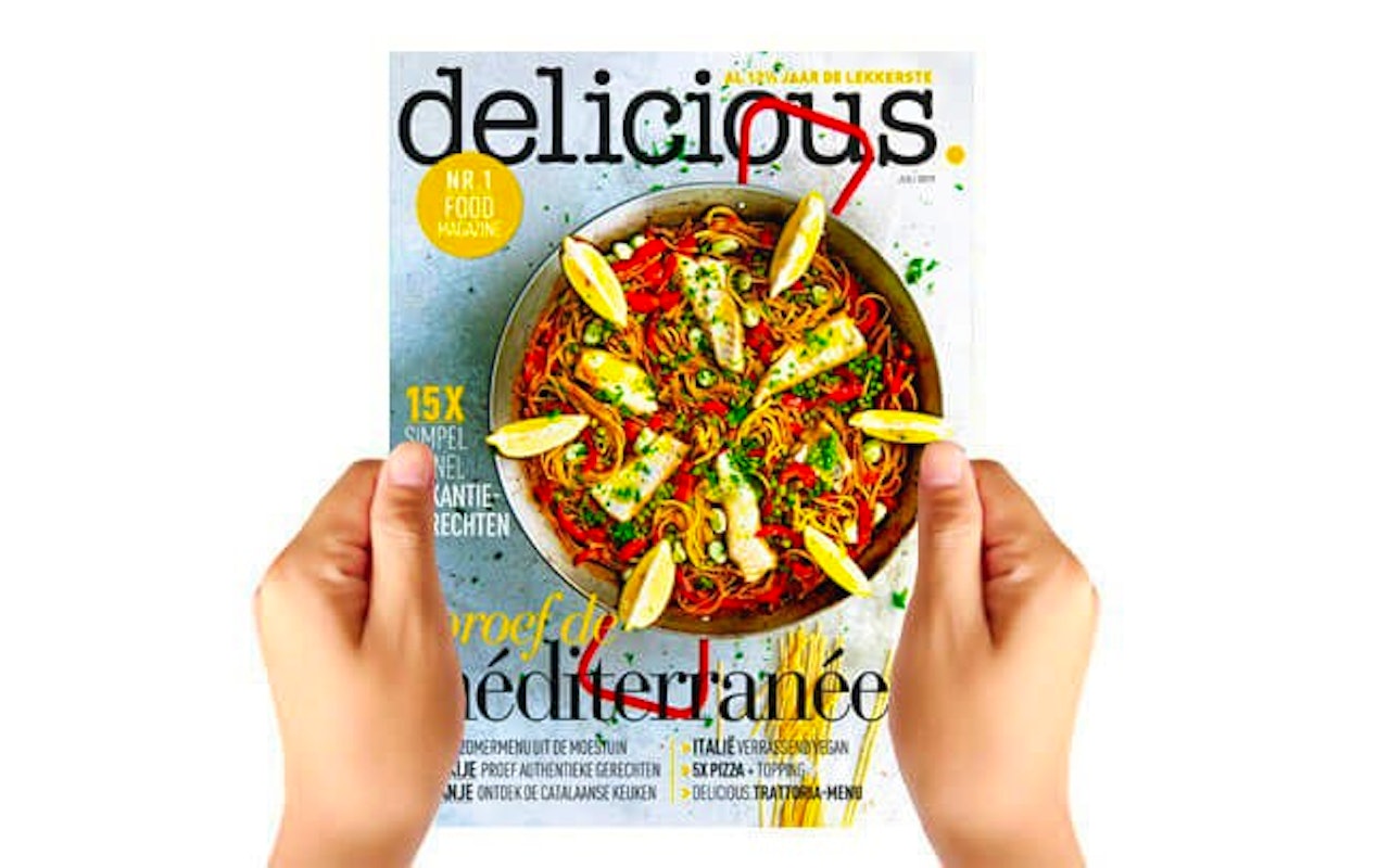 Een jaarabonnement op het foodmagazine delicious!
