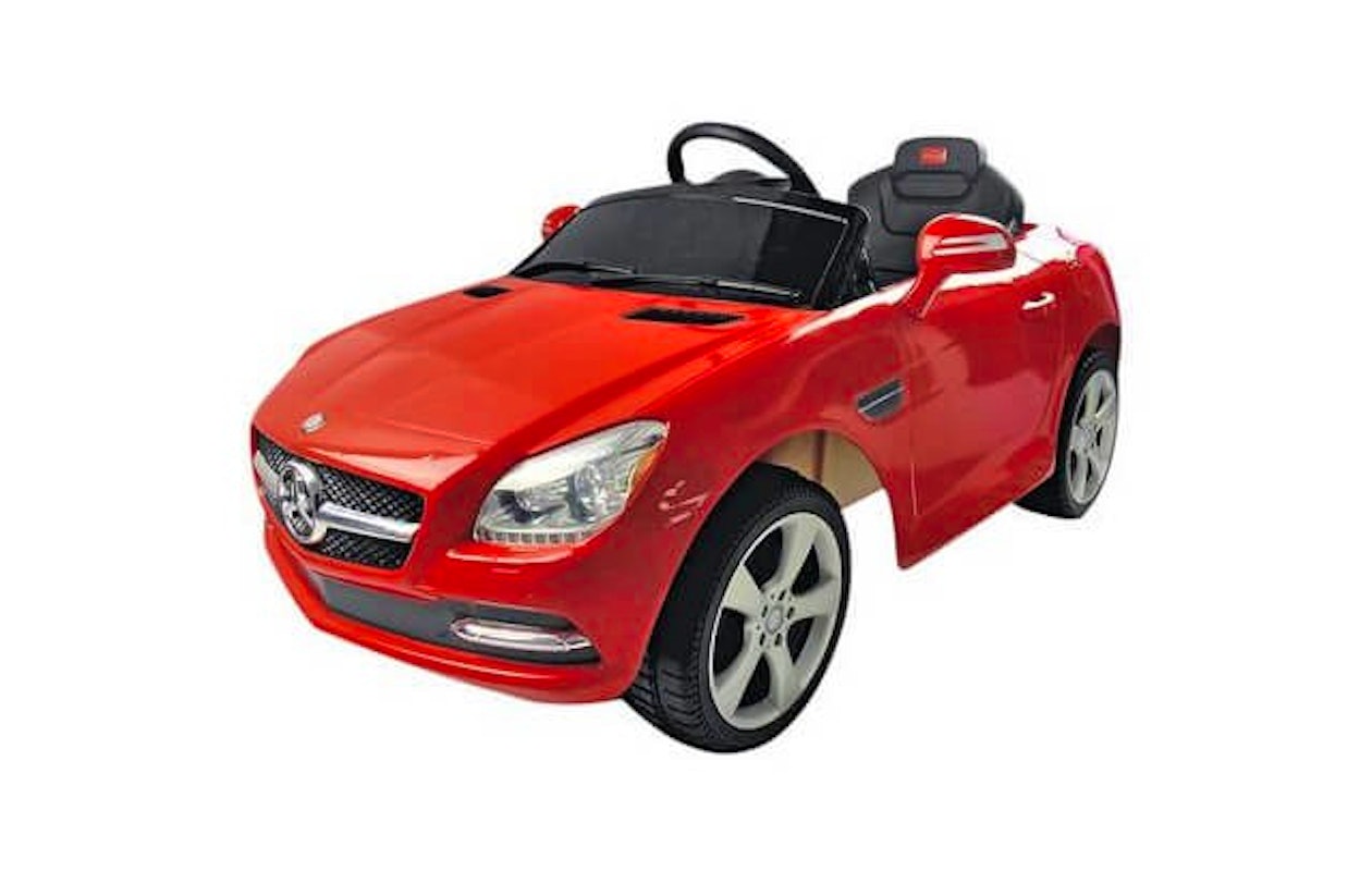 Mercedes-Benz SLK elektrische kinderauto rood!