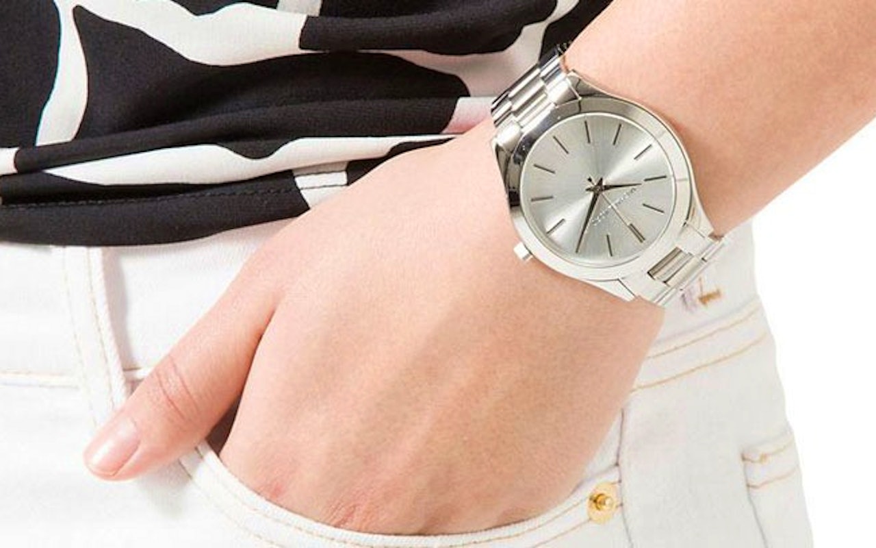 Zilverkleurig Michael Kors dames horloge!