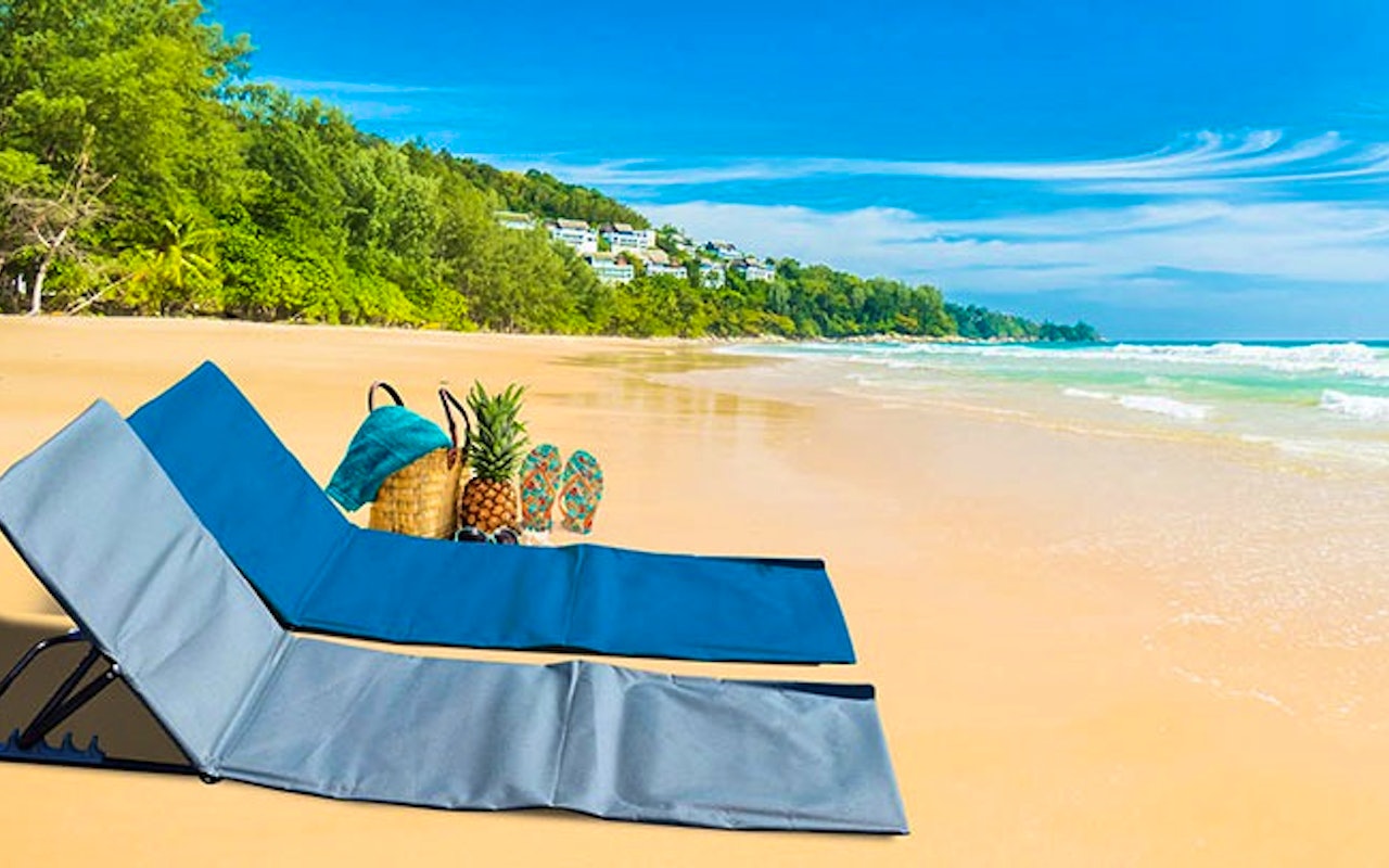 Opvouwbare strandmat in 3 kleuren!