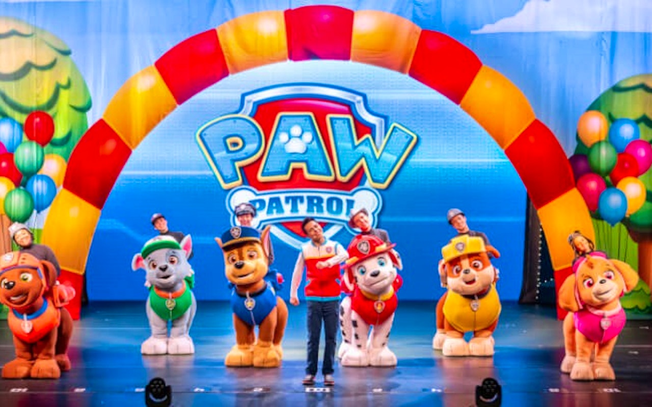 4 tweede rang tickets voor de voorstelling PAW Patrol Live!