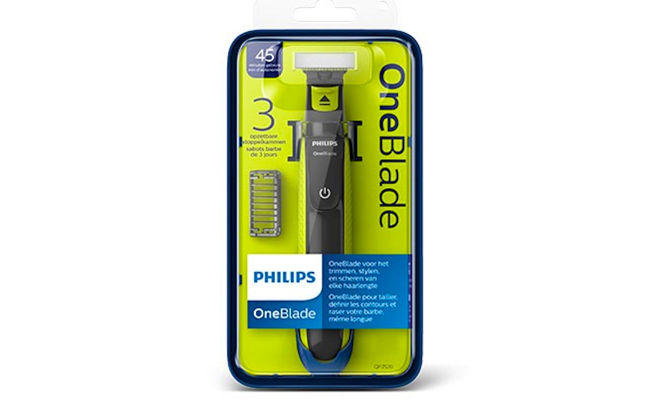 Iedere dag verzorgd de deur uit met de Philips OneBlade!
