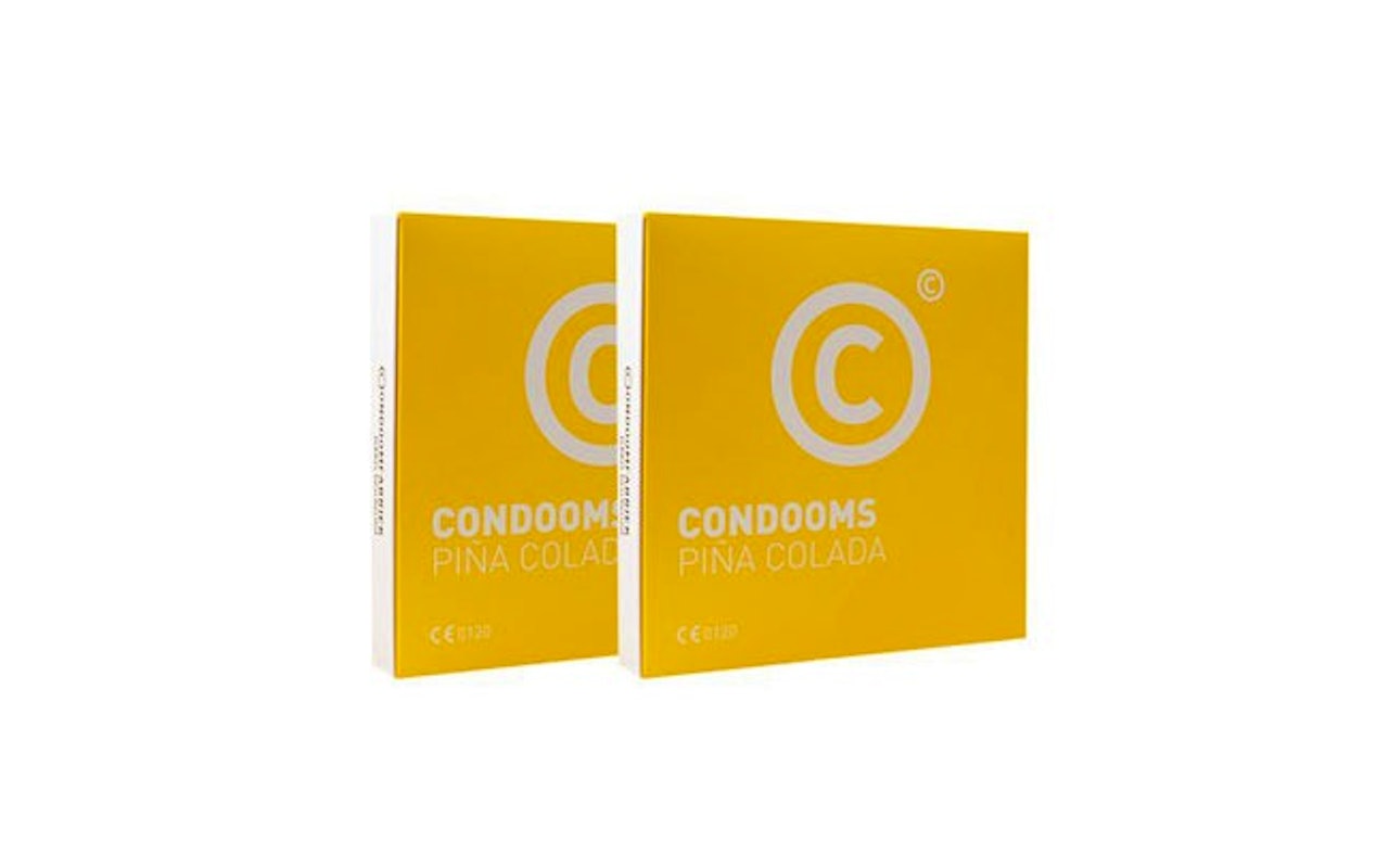 72 Pina Colada condooms van de Condoomfabriek!
