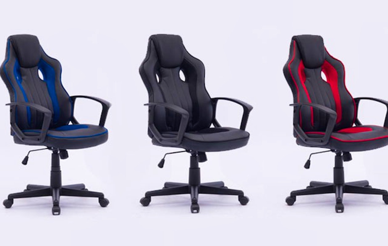 Racer bureaustoelen met keuze uit verschillende neutrale kleuren!