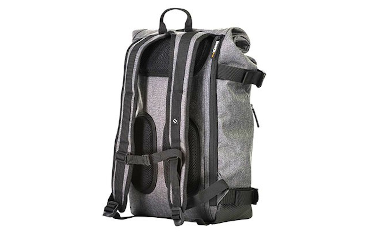 Sinner Alyeska Roll Top backpack in de kleur grijs! 