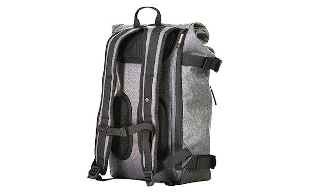 Sinner Alyeska Roll Top backpack in de kleur grijs! 