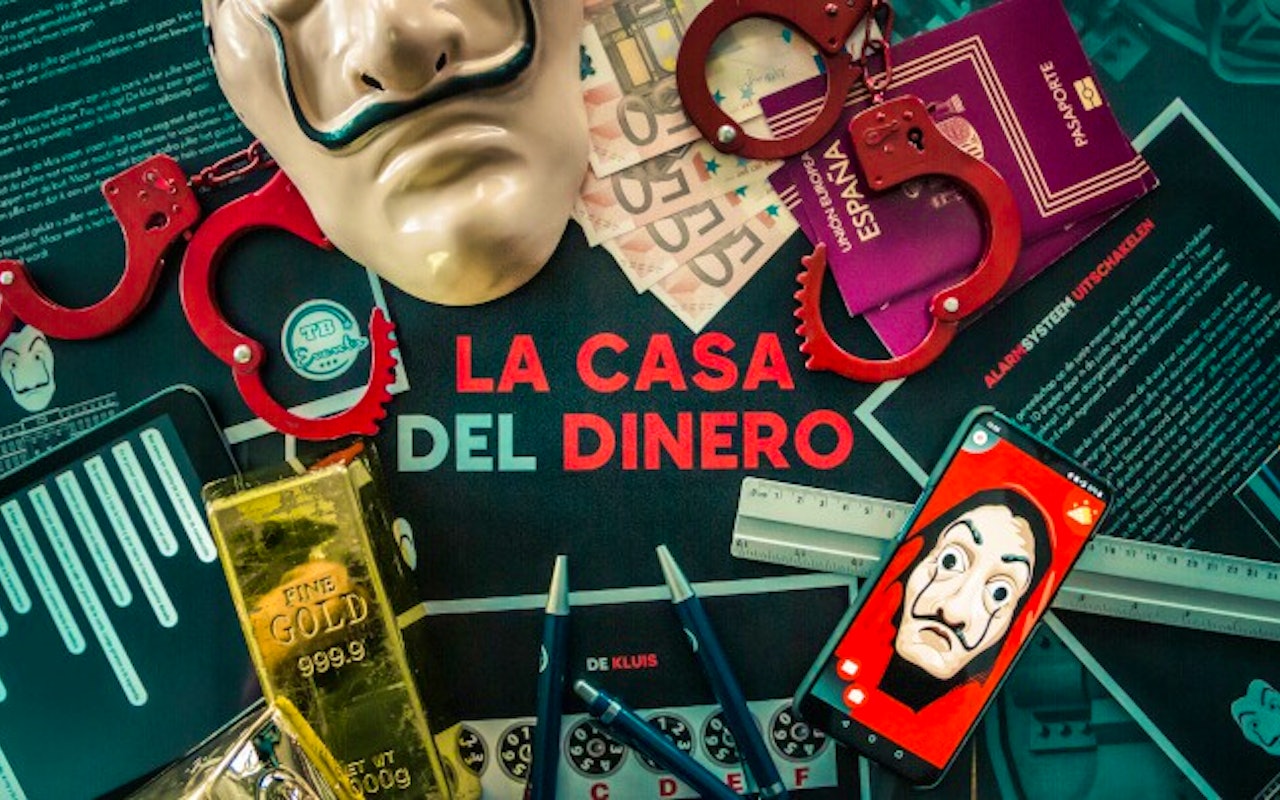 Speel met je vrienden of familie het spannende spel La Casa Del Dinero!