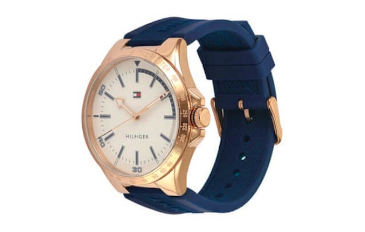 Blauw Tommy Hilfiger horloge TH1791526 herenmodel!