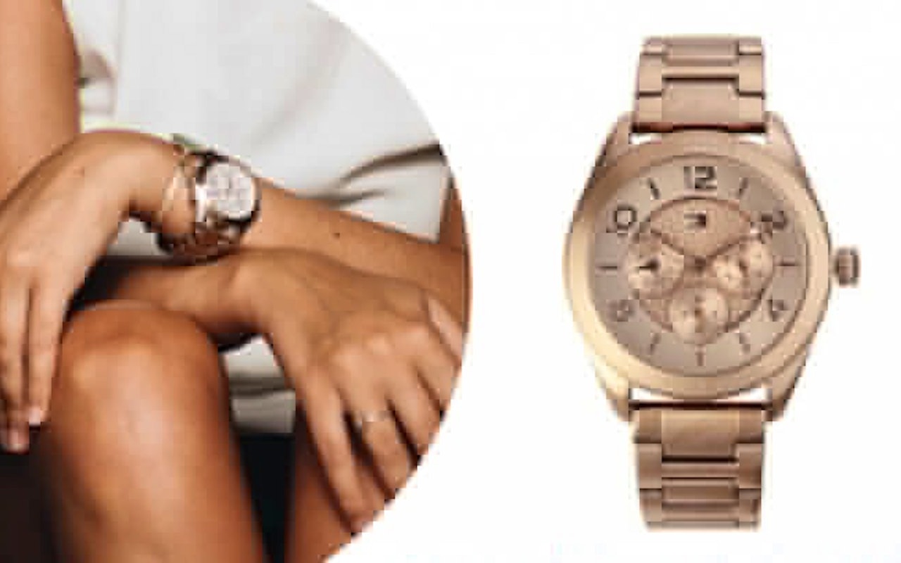 Rosékleurig Tommy Hilfiger horloge TH1781204 damesmodel!