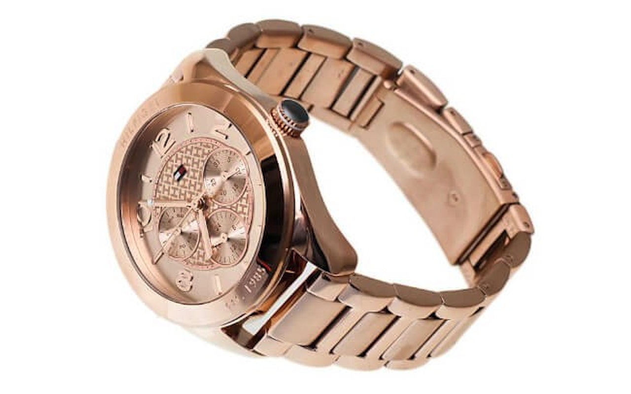 Rosékleurig Tommy Hilfiger horloge TH1781204 damesmodel!