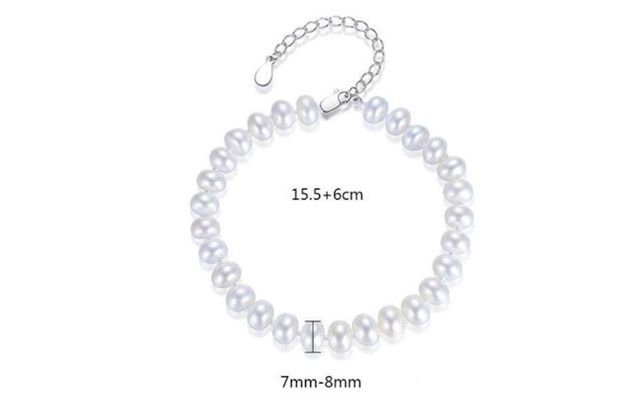 Prachtige Bracelet White of Beige van Van Amstel Diamond!