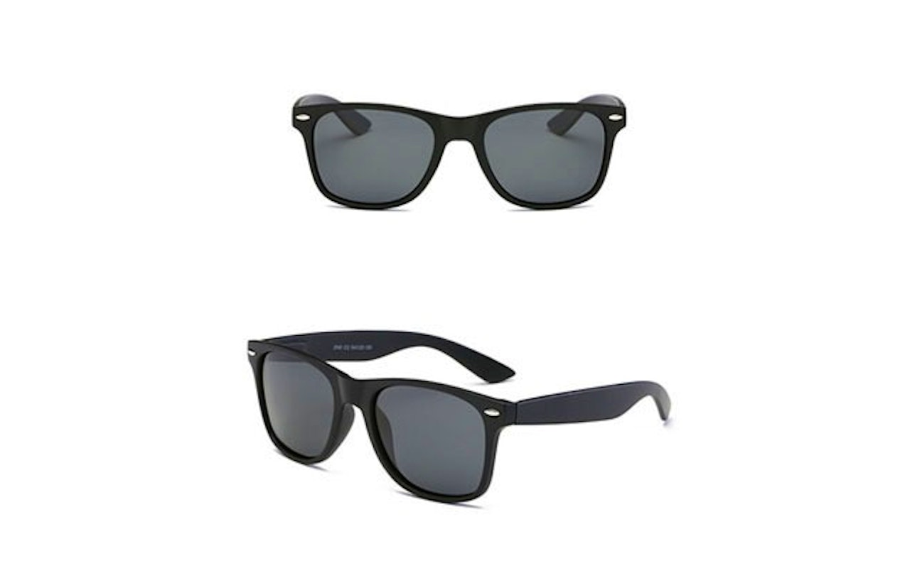 2 Wayfarer zonnebrillen in verschillende kleuren beschikbaar 